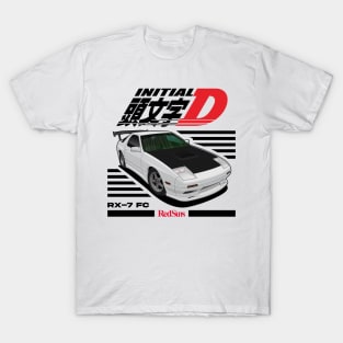 RX7 FC3S Initial D T-Shirt